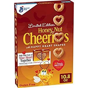 Honey Nut Heart Healthy Cereal, Gluten Free Cereal With Whole Grain Oats, 10.8 OZ