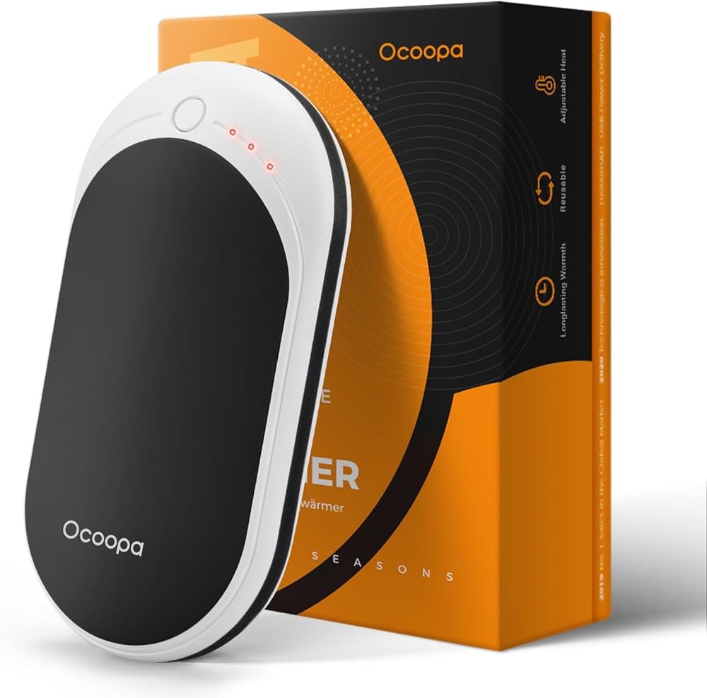 Amazon.com: OCOOPA HotPal Rechargeable Hand Warmer, [USA Today Best Gifts 2022] 5200mAh Electric Handwarmer,Portable Pocket Heater, Heat Therapy Great for Raynauds, Hunting, Golf, Camping, Women Mens 