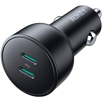 36W Dual USB-C PD Car Charger