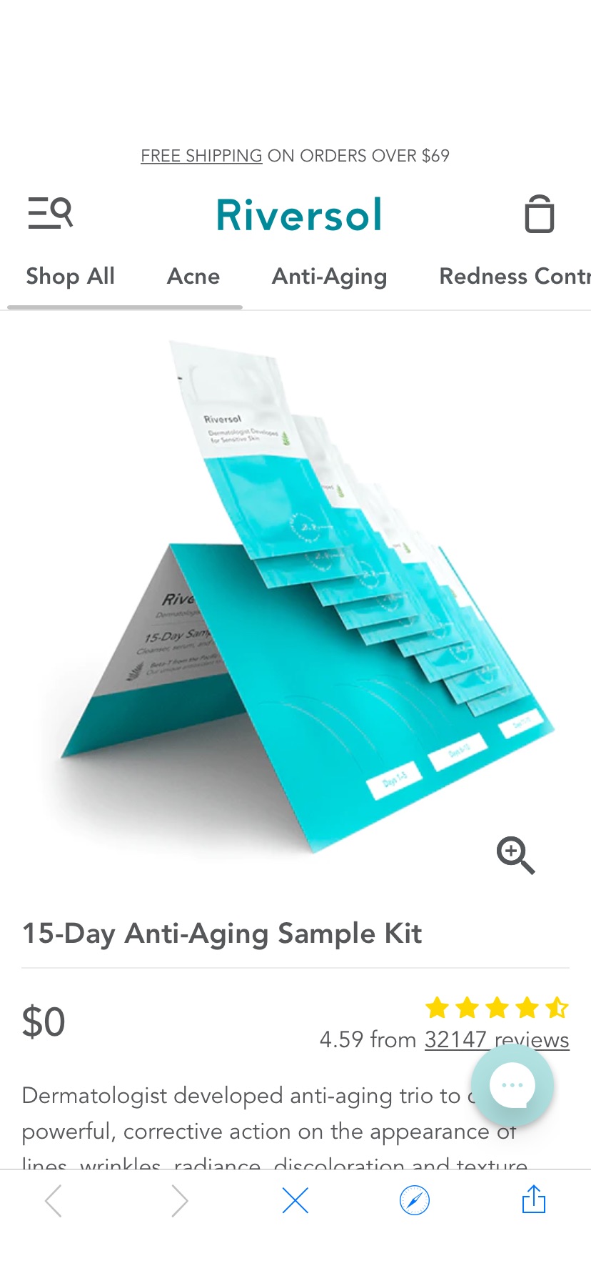 15-Day Sample Kit | Riversol Dermatologist Developed