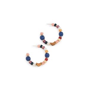 $9.6 Madewell Multi Beaded Hoop 耳环3折