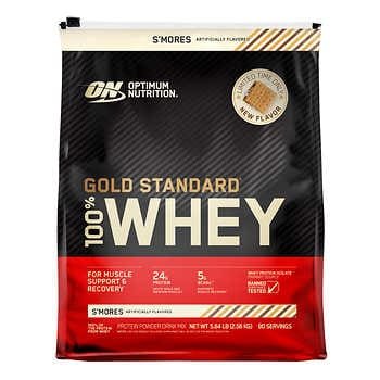 Gold Standard 100% Whey Protein Powder, S'mores, 5.64 lbs