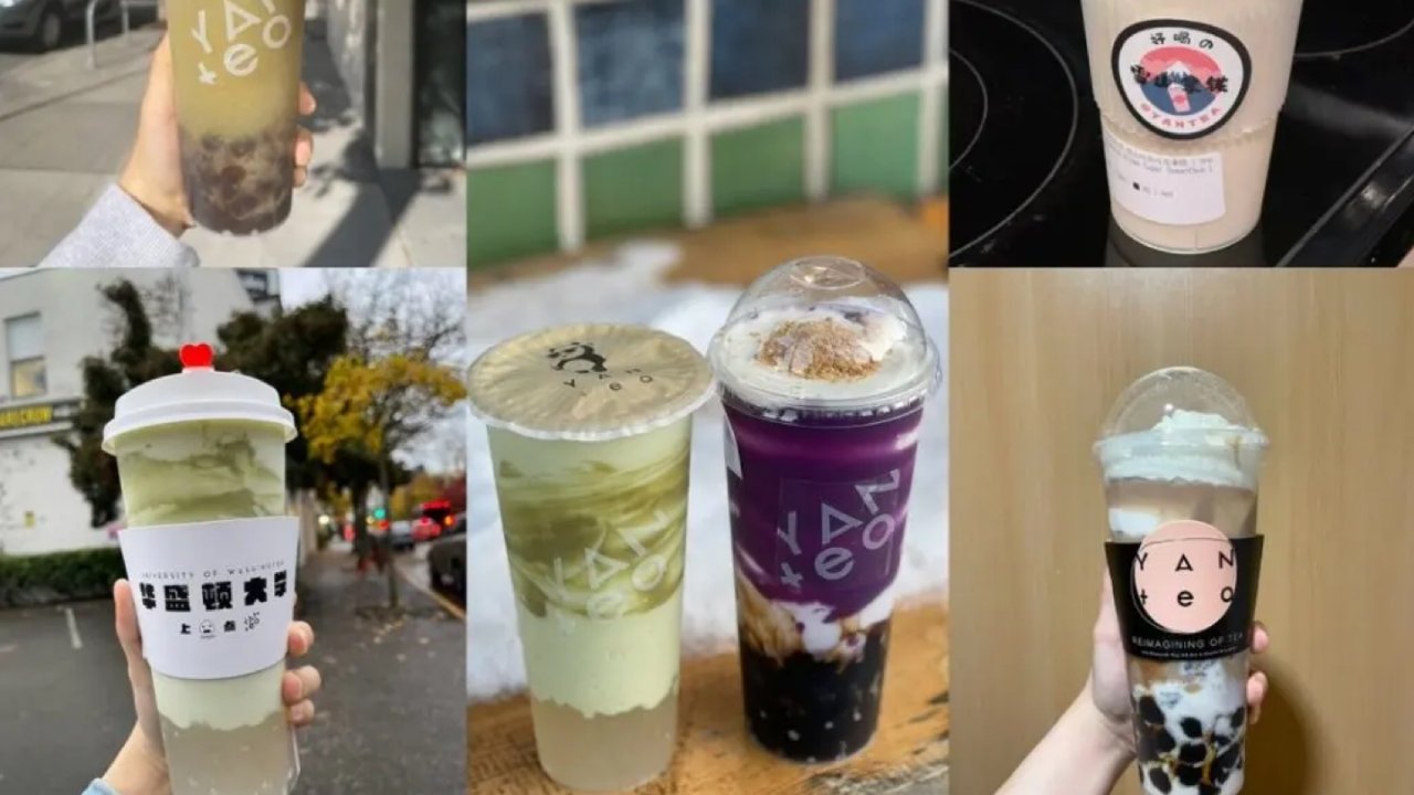 西雅图本地6家奶茶店推荐👅 黑糖珍珠奶茶、奶盖、有米酸奶...