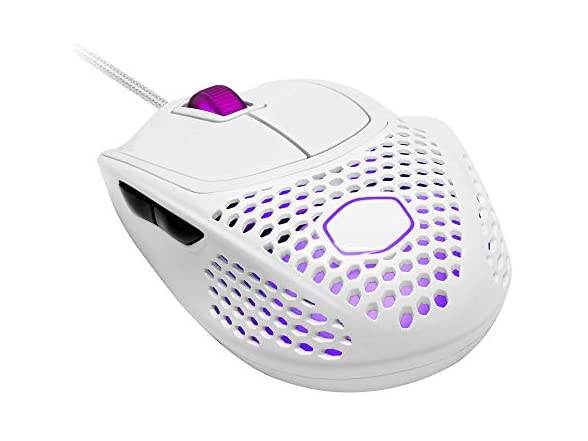 MM720 White Glossy Lightweight Gaming Mouse