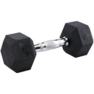 $36.15 Amazon.com : Amazon Basics 35lb哑铃…Rubber Encased Exercise and Fitness Hex Dumbbell Hand Weight for Strength Training, 35-Pound : Sports & Outdoors