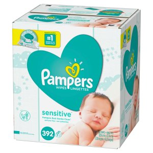 Pampers Sensitive Baby Wipes, Unscented, 14x, 784 count