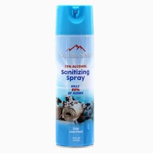 Natural Sense Sanitizing Spray, Crisp Linen Fresh - 19 oz