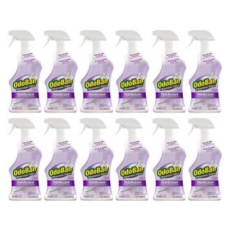 Odor Eliminator Disinfectant Spray, Lavender Scent, 32 Oz, Pack Of 12 Bottles