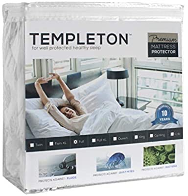 Amazon.com: TEMPLETON 防水床罩Premium Hypoallergenic Waterproof Mattress Protector - King Size: Home & Kitchen