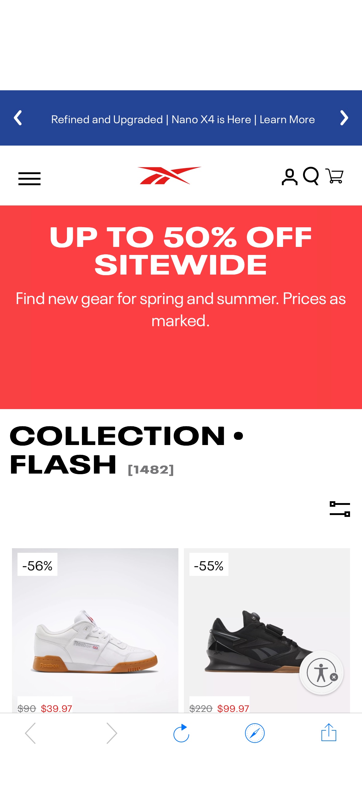 UP TO 50% OFF SITEWIDE