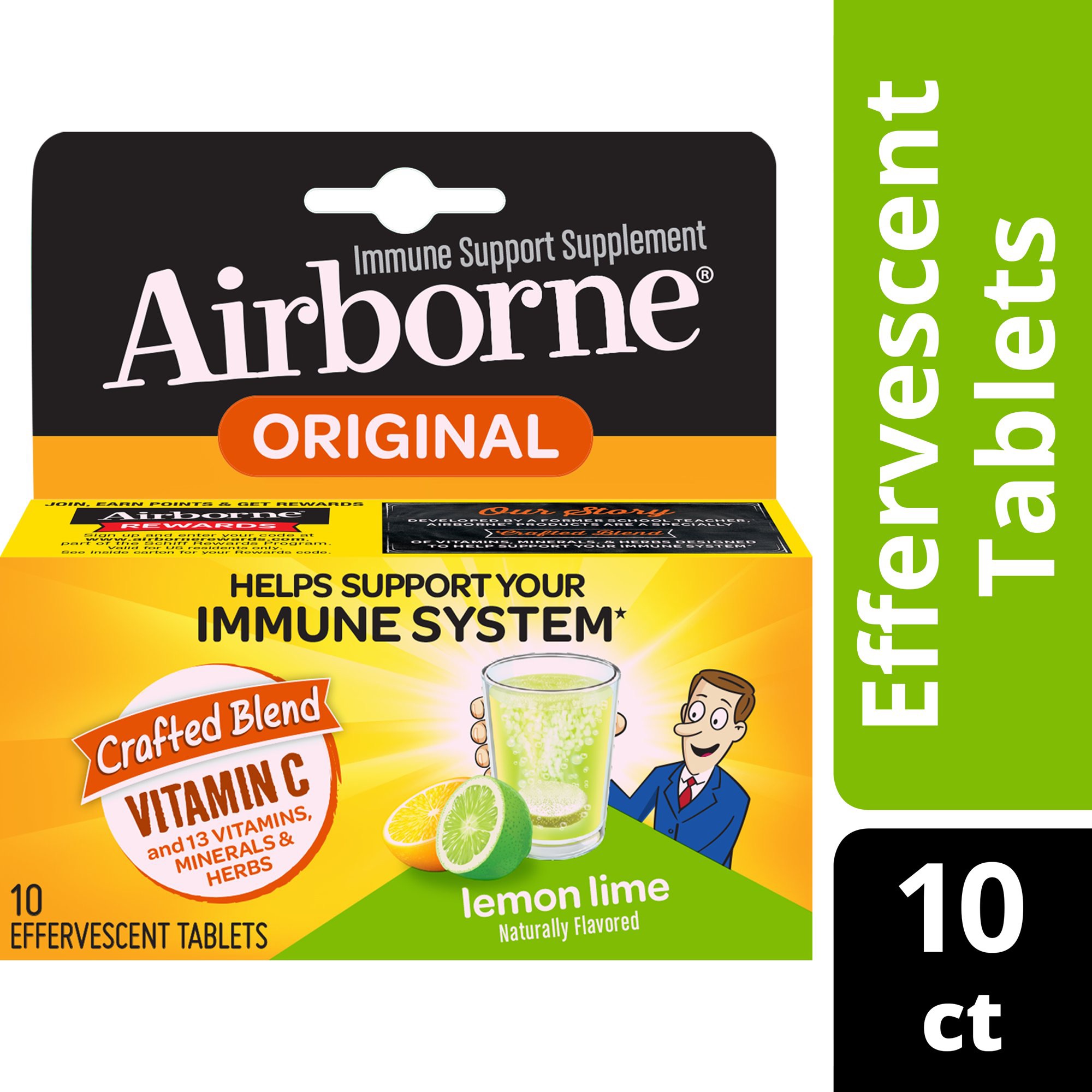 Airborne Vitamin C 1000mg 10粒
