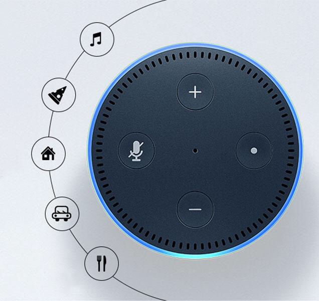 亚马逊Echo Dot (2nd Generation) 买2立减20 - Smart speaker with Alexa - Black
