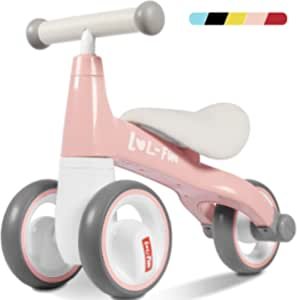 LOL-FUN 儿童三轮平衡车，粉色，适合1岁+宝宝