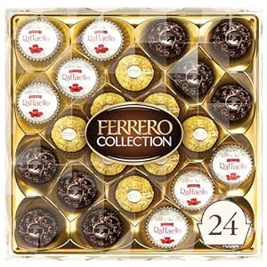 白菜价：Ferrero Rocher 榛子牛奶巧克力10.6oz 24颗