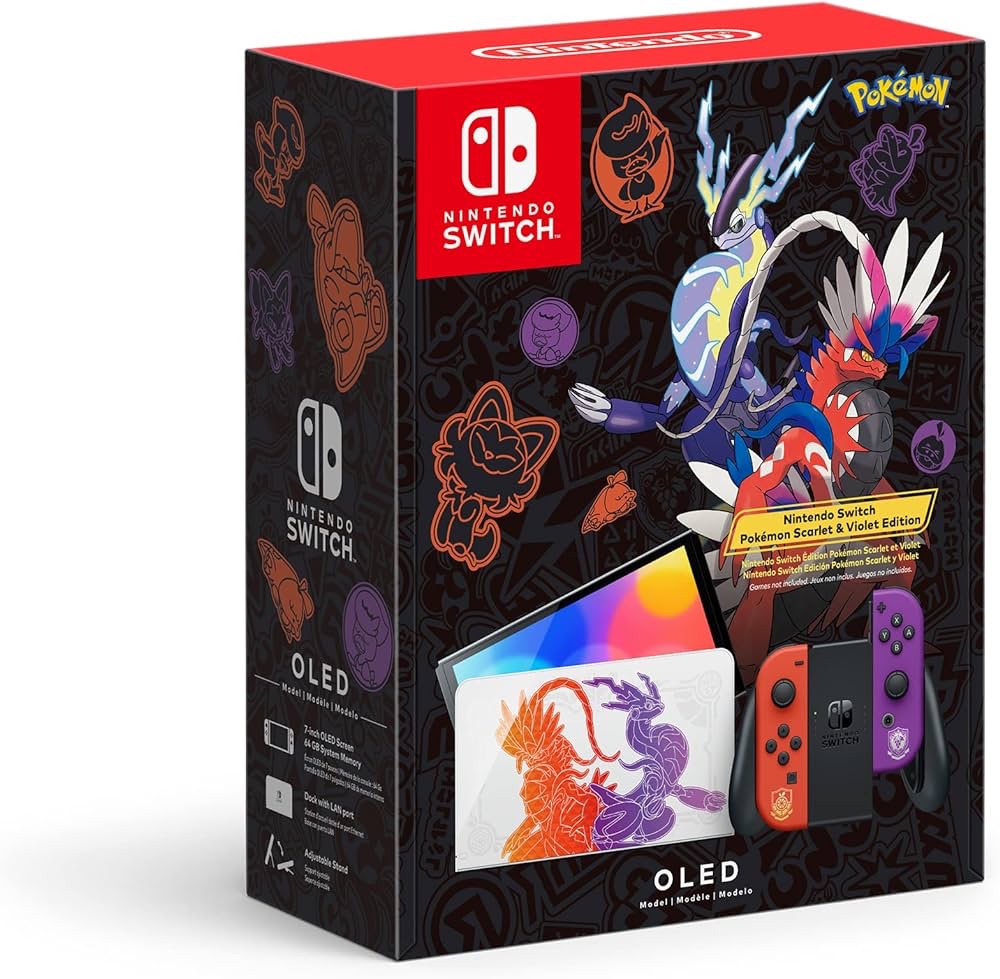 Amazon.com: Nintendo Switch™ – OLED Model: Pokémon™ Scarlet & Violet Edition : Video Games