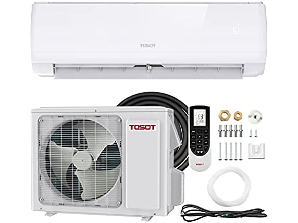 TOSOT 12,000 BTU Ductless 230V Mini-Split Air Conditioner