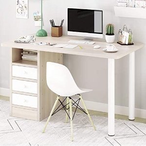 Hmercy Computer Desk with 3 Drawers - Home Office Desk 39’’