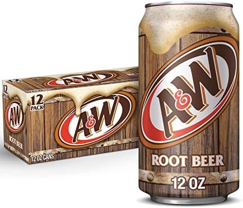A&W Root Beer Soda, 12 Fl Oz (Pack of 12)