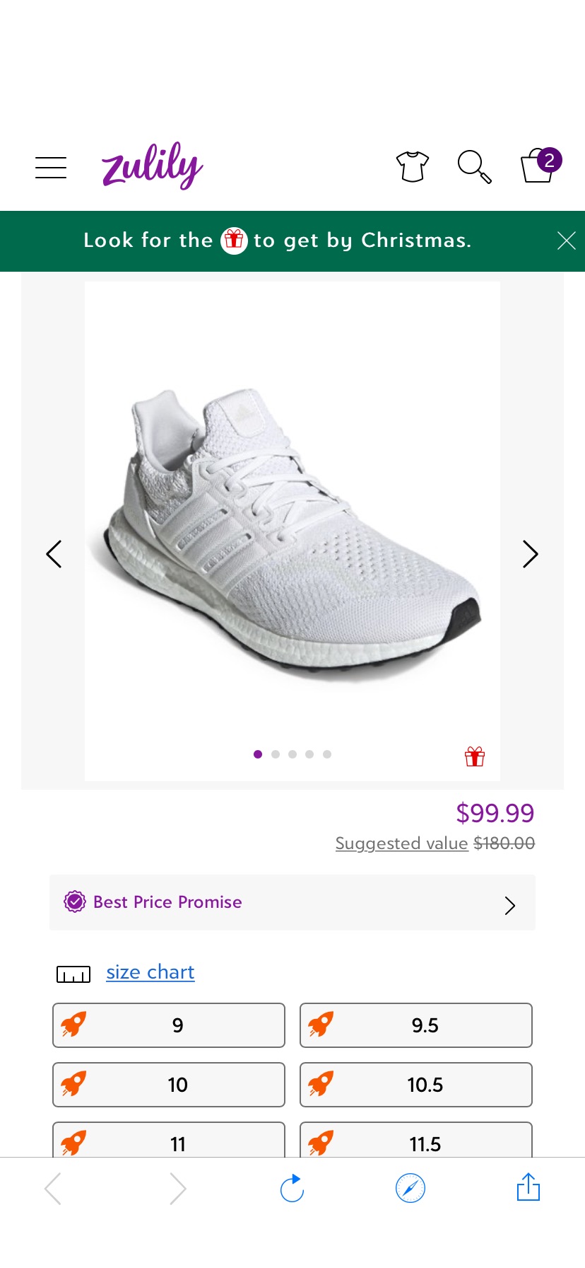 adidas Cloud White & Core White Ultraboost 5.0 DNA Running Shoe - Men | Best Price and Reviews | Zulily鞋子