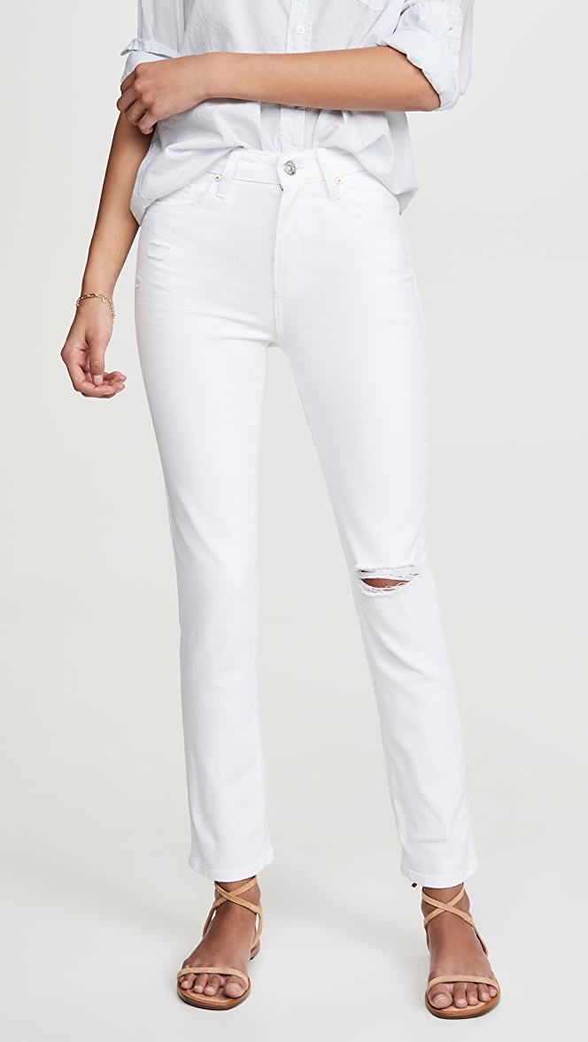 PAIGE Sarah Slim Jeans | SHOPBOP | The Fall Event Save Up To 25%白色