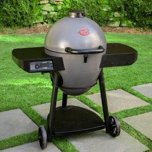Char-Griller Auto Kamado Charcoal Grill in Gray