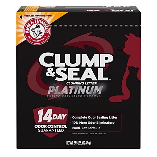 Clump & Seal Platinum Cat Litter  27.5 Pounds