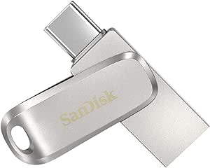Amazon.com: SanDisk 256GB Ultra Dual Drive Luxe USB Type-C - Up to 400MB/s - SDDDC4-256G-GAM46 : Electronics