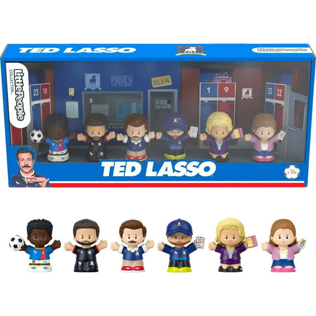 Little People Collector Ted Lasso Special Edition Set for Adults &amp; Fans, 6 Figures - Walmart.com