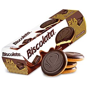 Biscolata Pia 巧克力水果三层夹心曲奇 12小包 共24个