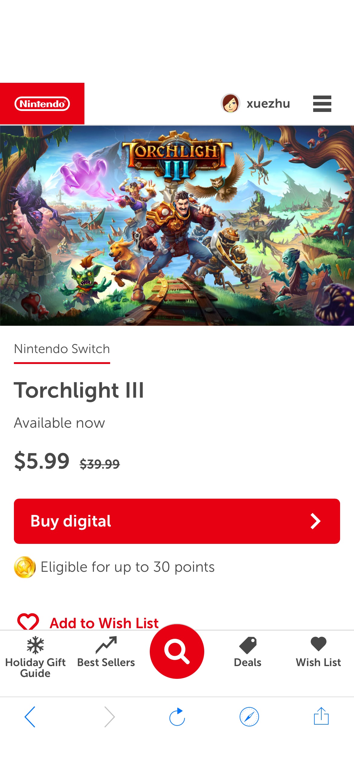 Torchlight III for Nintendo Switch 火炬之光3