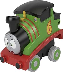 Amazon.com: Thomas &amp; Friends Racing Toy Train, Press &#39;n Go Stunt Percy Engine for Toddler &amp; Preschool Pretend Pla​y Ages 2+ Years : Toys &amp; Games