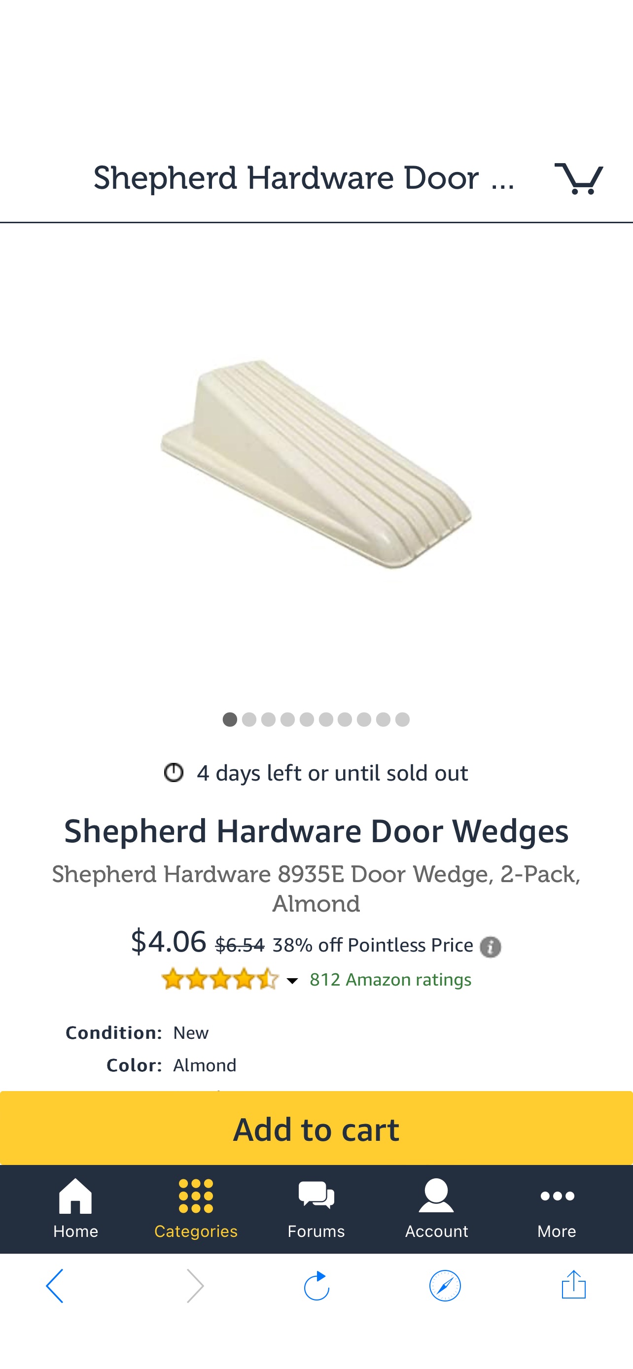 门别Shepherd Hardware Door Wedges