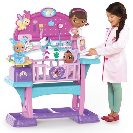 Doc McStuffins Baby All-in-One Nursery - Walmart.com照顾娃娃套装