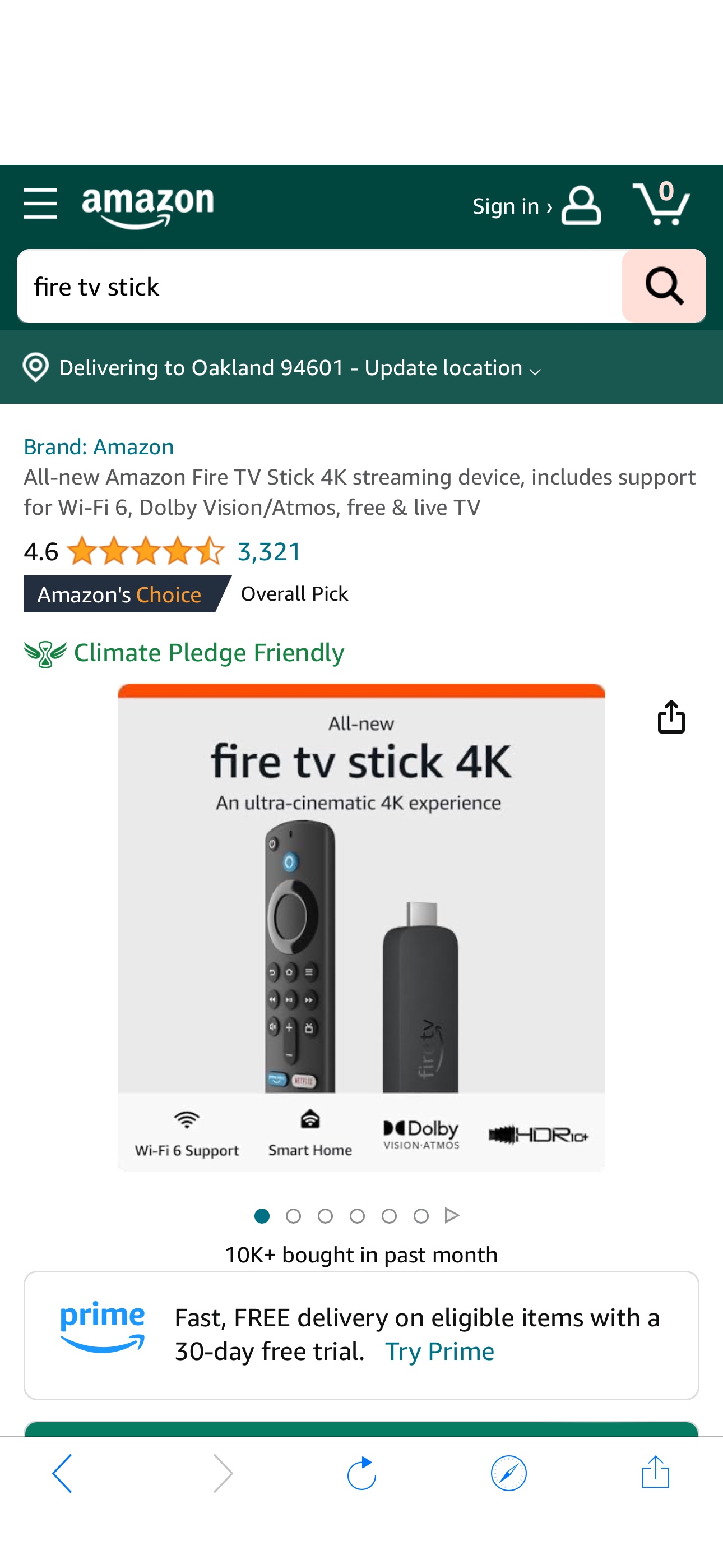 All-new Amazon Fire TV Stick 4K streaming device