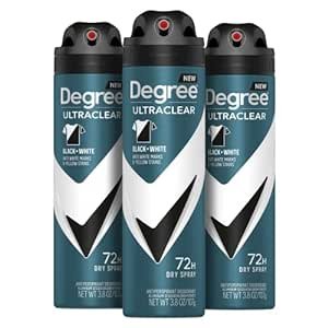 Degree Men Antiperspirant Deodorant Dry Spray , 3.8 Ounce (Pack of 3)