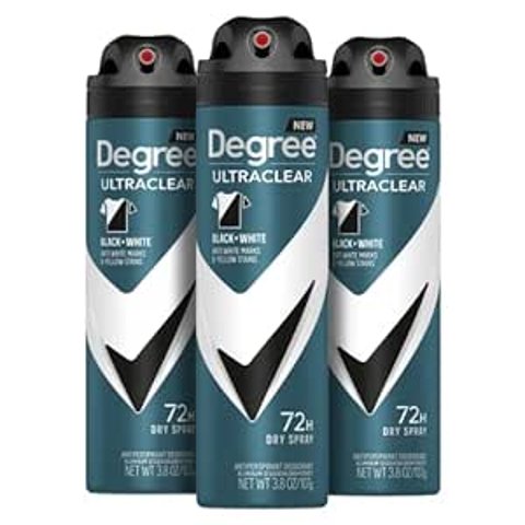Degree Men Antiperspirant Deodorant Dry Spray , 3.8 Ounce (Pack of 3)