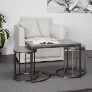 Adornments 3 Piece Nesting Coffee & Side Tables