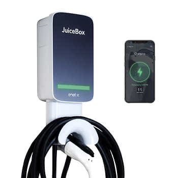 JuiceBox 40 Amp Electric Vehicle Charging Station with NEMA, 20-ft Cable