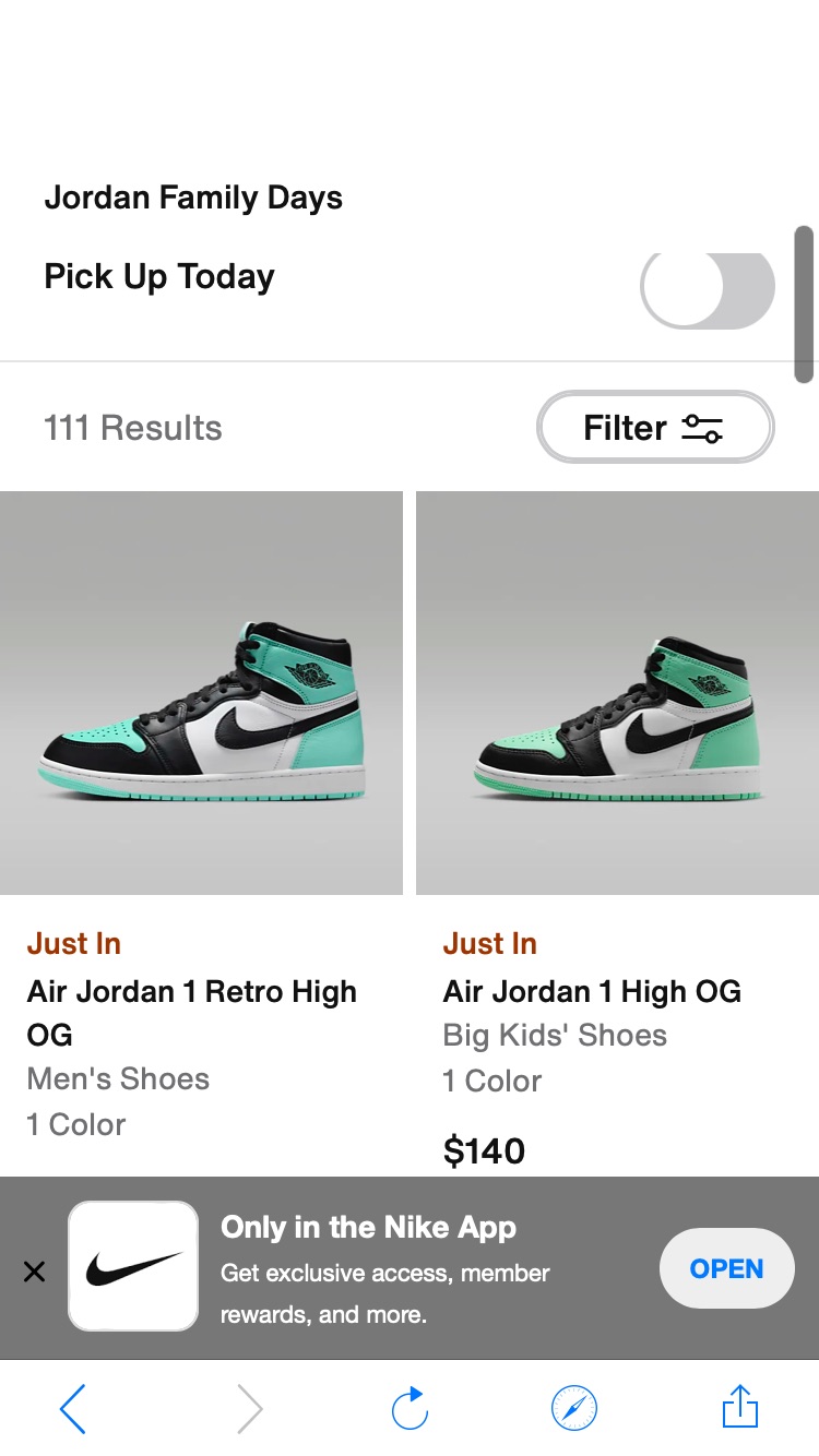 Jordan Family Days. Nike.com
