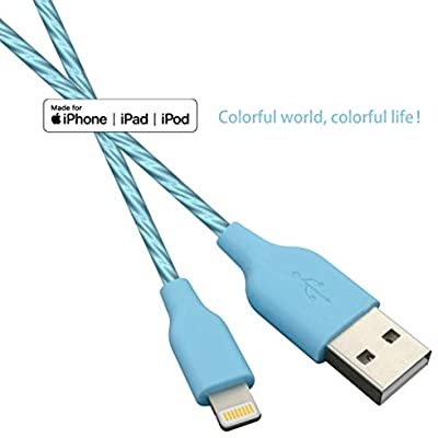 IDISON iPhone Charger Lightning Cable 4Pack 4Color 4ft