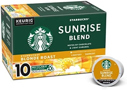 Amazon.com: Starbucks Flavored K-Cup Coffee Pods — Crème Brûlée for Keurig Brewers — 1 box (10 pods) : Grocery & Gourmet Food
