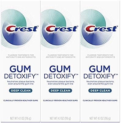 Crest Gum Detoxify Deep Clean Toothpaste, 4.1 oz, Triple pack