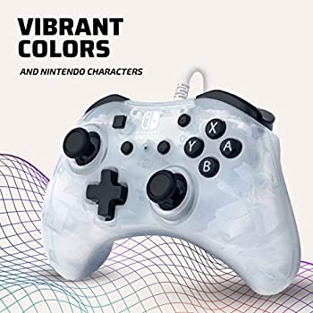 Amazon.com: PDP Rock Candy Wired Gaming Switch Pro Controller - Frost White / Clear - Licensed for Switch and OLED - Compact, Durable Travel Controller - Nintendo Switch : Everything Else