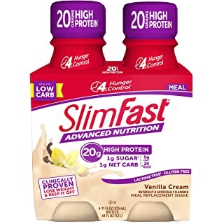Amazon.com: SlimFast 代餐奶昔11oz 8瓶