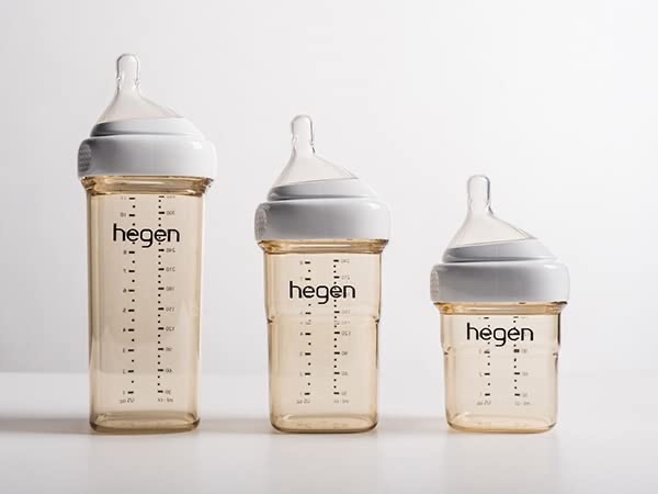 Hegen Baby Bottles – Anti Colic Baby Bottles Wide Neck - Breastfeeding System 8 oz with Medium Flow Teats (2 Pack) : Baby 奶瓶