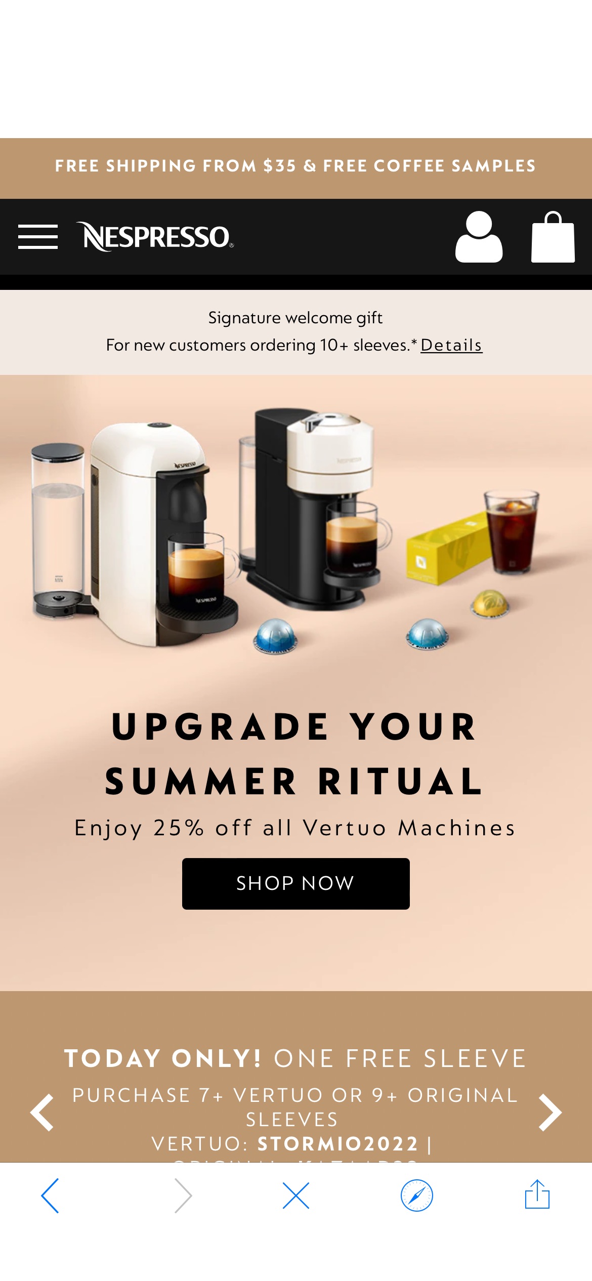 Nespresso USA | Coffee & Espresso Machines & Accessories