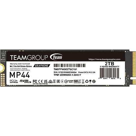 Team MP44 2TB PCIe 4.0 NVMe 固态硬盘