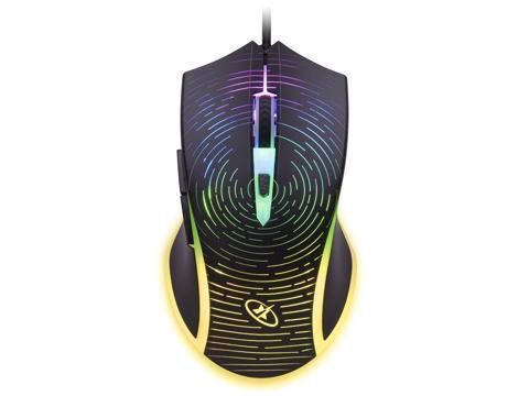 Rosewill 4000 dpi Rainbow Backlit Optical Wired Gaming Mouse鼠标