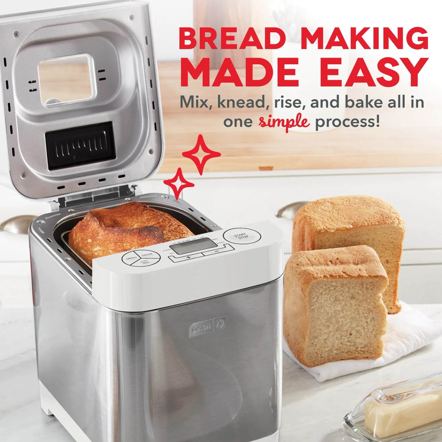 Dash面包机 Bread Maker | Homemade Bread Recipes | Dash