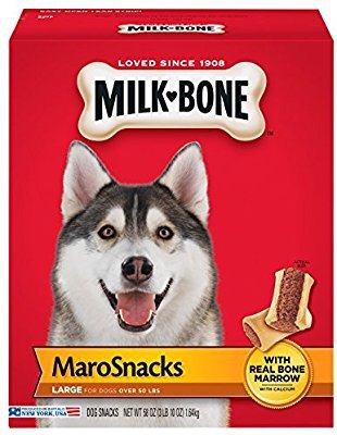 Milk-Bone MaroSnacks Dog Treats for All Sizes @ Amazon